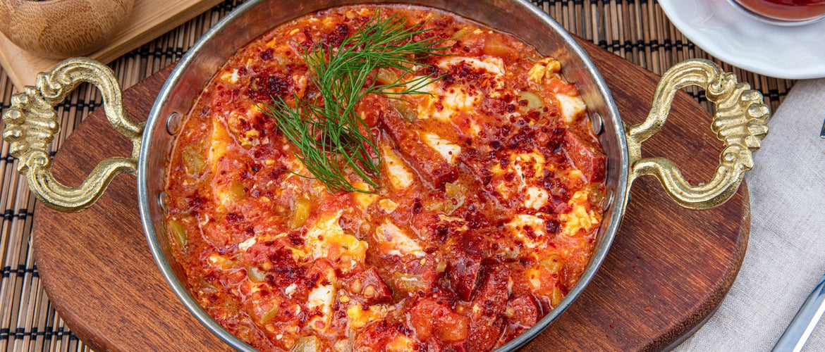 Kaşarlı Sucuklu Menemen